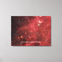 Lienzo Nebulosa Norteamérica Infrarrojo