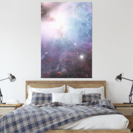 Lienzo Nebulosa Orión Astronomía azul marrón beige cielo 