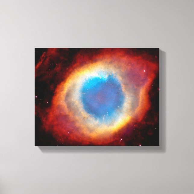 Lienzo Nebulosa planetaria Hélix NGC 7293 - Ojo de Dios (Anverso)