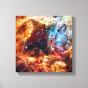 Lienzo Nebulosa Tarántula R136 NASA Foto de Guardería Est