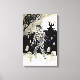Lienzo "Necromancer" - Ilustracion de Tracy Lesch