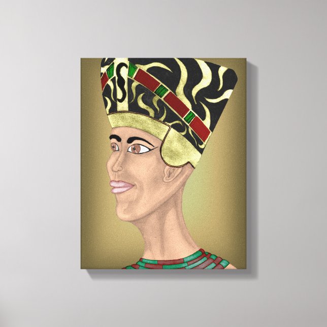 Lienzo Nefertiti Bust (Anverso)