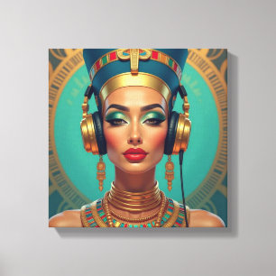 LIENZO NEFERTITI REINA DEL NILO 2