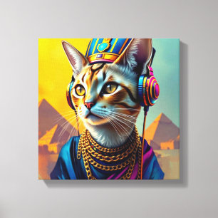 LIENZO NEFERTITI REINA DEL NILO-DRAGON LI GATO 2