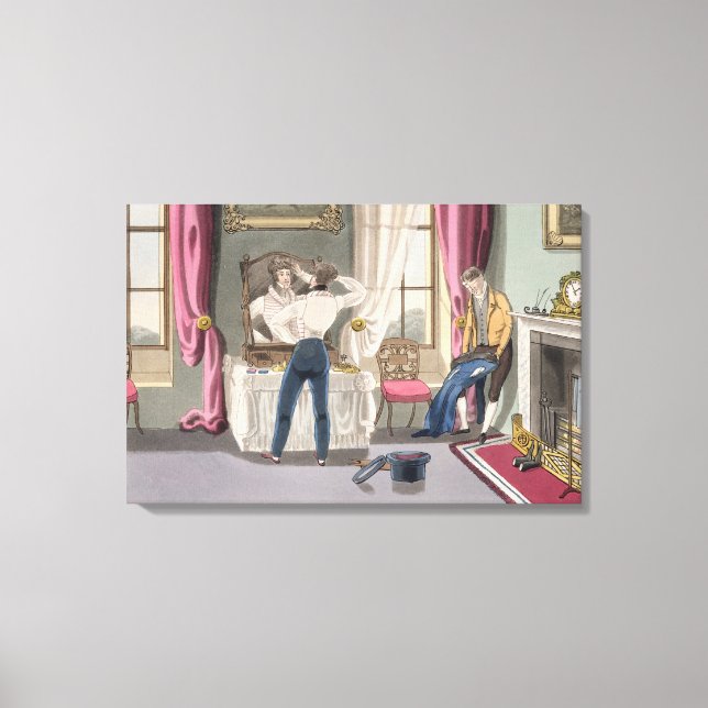 Lienzo Negligencia, placa 1 de 'El cualificado necesario (Anverso)