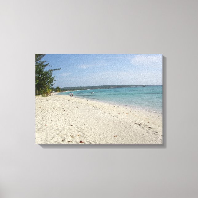 Lienzo Negril, Jamaica Beach Canvas Print (Anverso)
