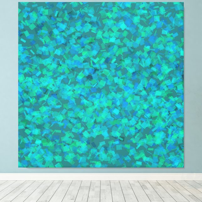 Lienzo Negrita color verde del agua (Insitu (piso de madera))