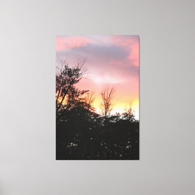 Lienzo Negro Rosa E Incoso (Anverso)