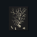 Lienzo Negro y Tan Coral<br><div class="desc">Podrá explorar el mar bajo el agua con todas estas criaturas marinas y ver todos los corales tostados. Esta vintage pieza de arte es una perfecta incorporación a cualquier amante del turismo marítimo con un fondo negro. Imprima su arte hoy en su producto.</div>