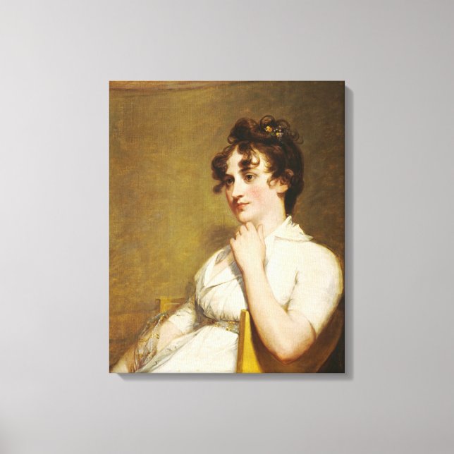 Lienzo Nelly Abuela del Presidente Washington (Anverso)