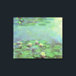 Lienzo Nenúfares por Claude Monet, Impresionismo Vintage<br><div class="desc">Nenúfares (1914) por Claude Monet es una pintura floral de arte fino impresionista vintage de la naturaleza. Una de varias pinturas de nenúfares que Monet pintó junto al estanque en su jardín de flores de primavera en Giverny, Francia. Sobre el artista: Claude Monet (1840-1926) fue fundador del movimiento pictórico impresionista...</div>