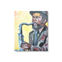 Neoexpresionista saxofonista de jazz