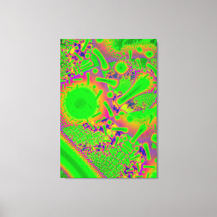 Lienzo Neon Dicroic Psychedelic