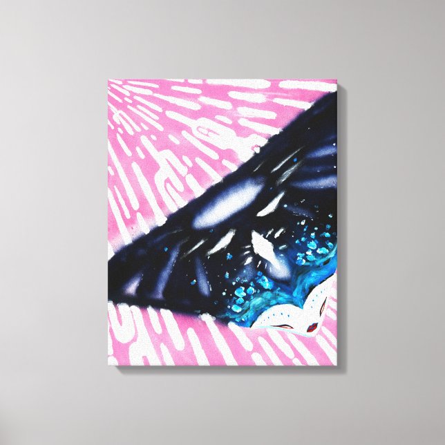 Lienzo Neon Electro Tron Gaia Chica (Anverso)