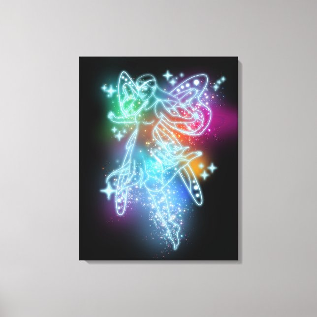 Lienzo Neon Fairy (Anverso)