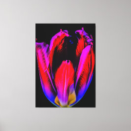 Lienzo Neon Glow Tulip