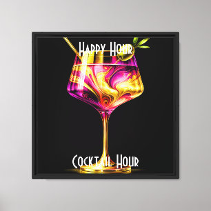 Lienzo Neon Modern Fiesta Time Personalizado