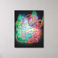 Neon Santa Claus