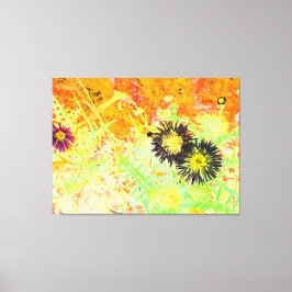 Lienzo Neon Thistle Abstraction