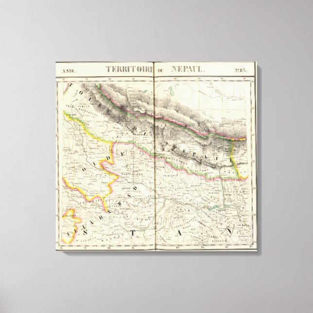 Lienzo Nepal, Asia 83 (Anverso)