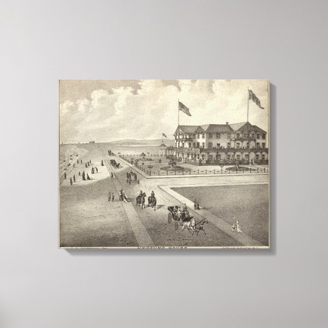 Lienzo Neptune House, Ocean Beach, NJ (Anverso)