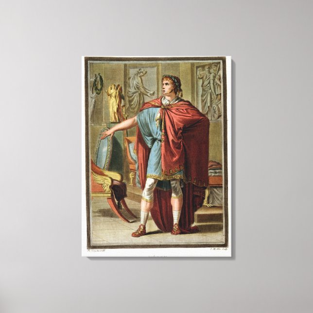 Lienzo Nero, disfraz de "Britannicus" (Anverso)