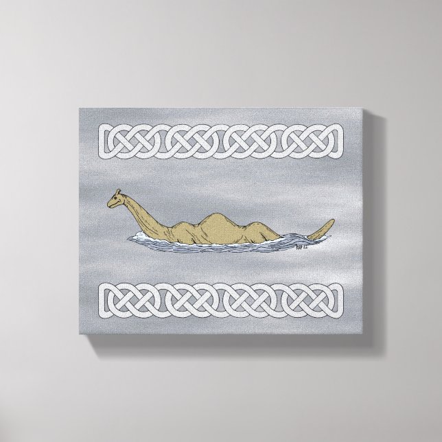Lienzo Nessie the Loch Ness Monster (Anverso)