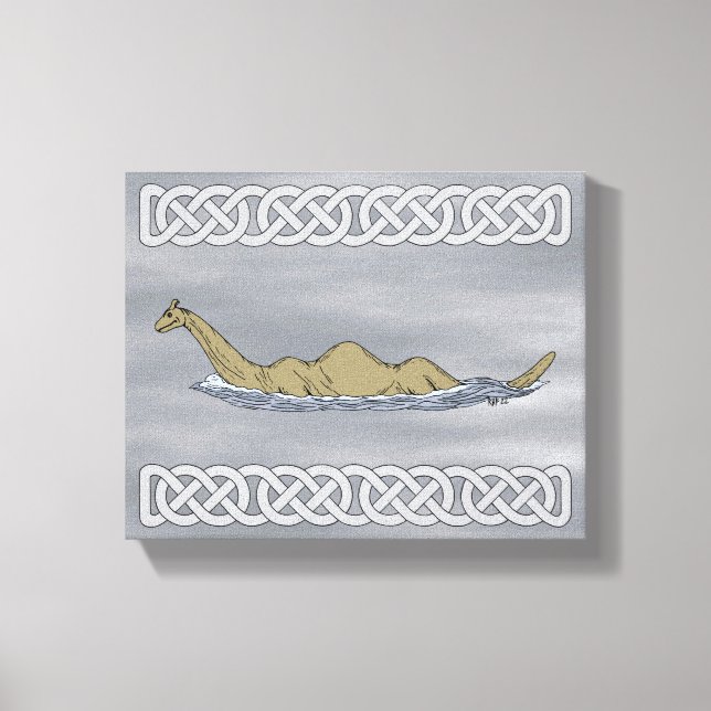 Lienzo Nessie the Loch Ness Monster (Anverso)