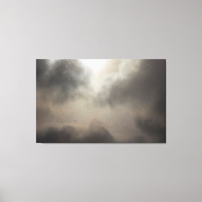 Lienzo Nevada durante un día parcialmente nublado (Anverso)