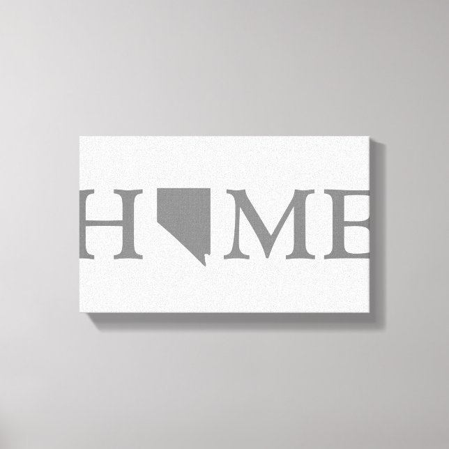 Lienzo Nevada Home State Word Art (Anverso)