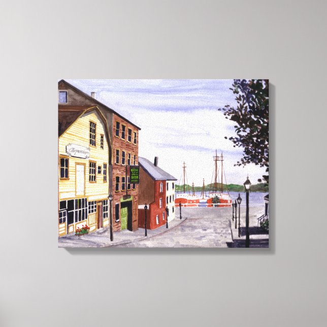 Lienzo New Bedford, Cabo Cod (Anverso)