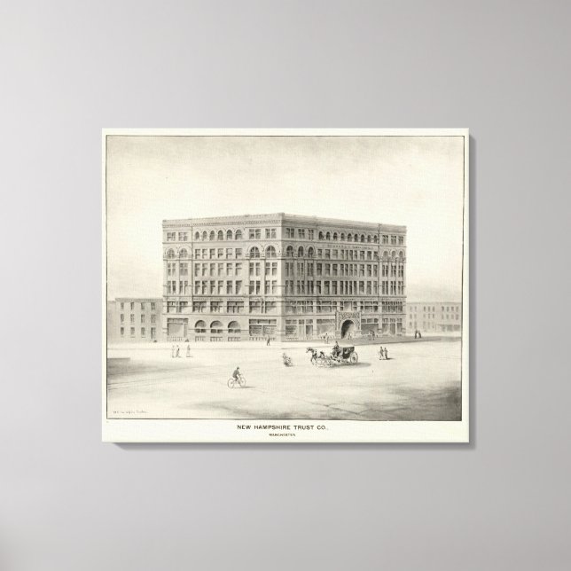 Lienzo New Hampshire Trust Co., Manchester (Anverso)