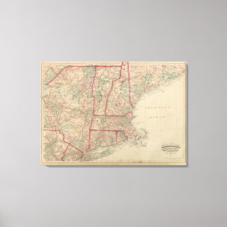 Lienzo New Hampshire, Vermont, Massachusetts