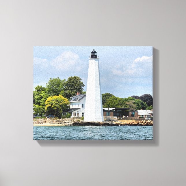Lienzo New London Harbour Lighthouse CT Lighthouse (Anverso)