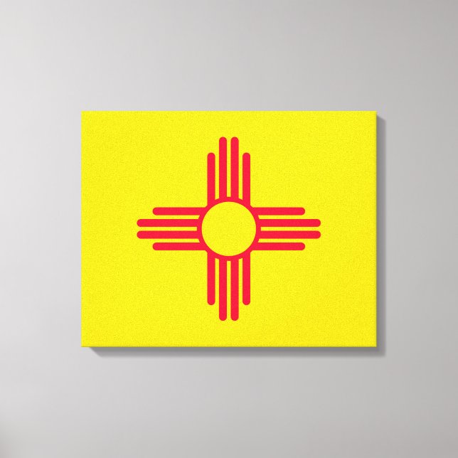 Lienzo New Mexico State Flag Design (Anverso)
