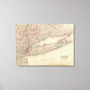 Lienzo New York City y vecindad