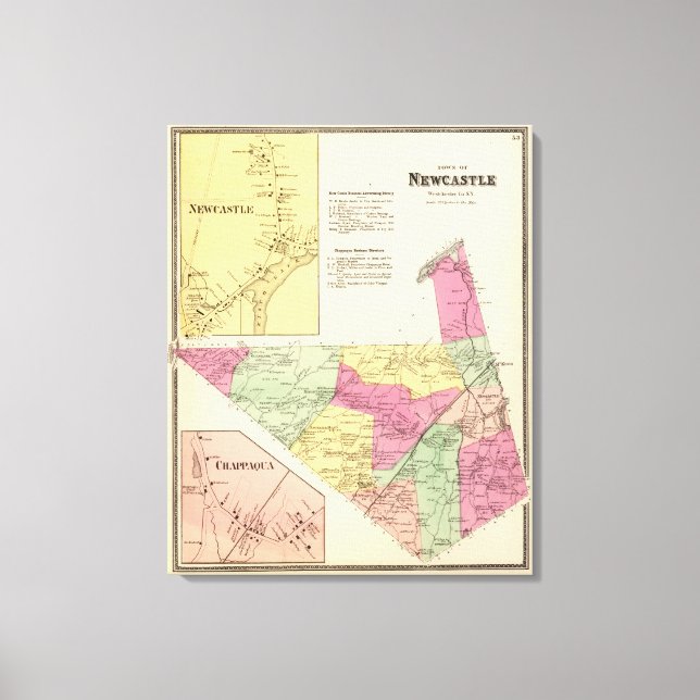 Lienzo Newcastle, ciudad (Anverso)
