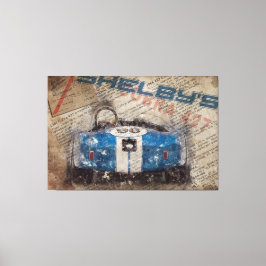 Lienzo Newspaper Shelby Cobra 427