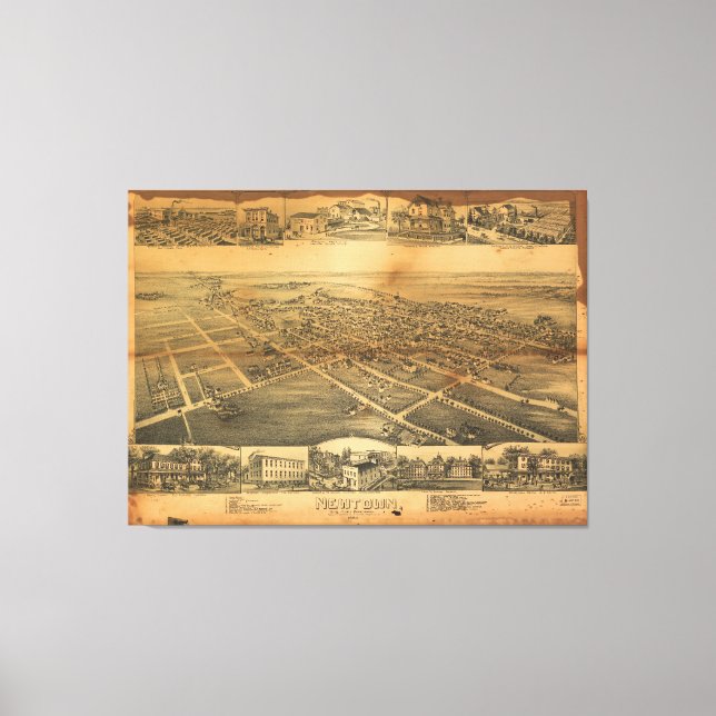 Lienzo Newtown, Pennsylvania (1893) (Anverso)
