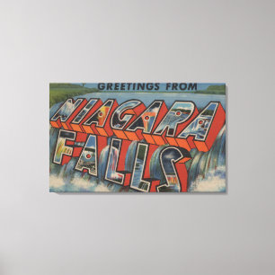 Lienzo Niagara Falls, Nueva York - escenas grandes de la