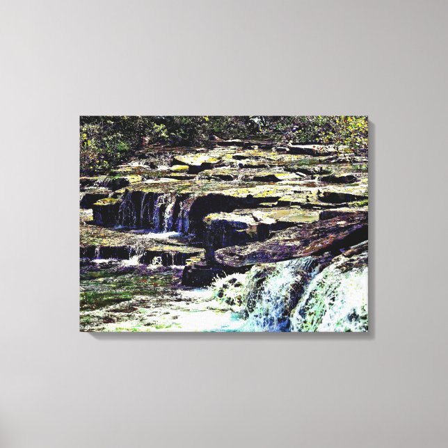 Lienzo Niagara Falls NY - Vista Desde La Isla Luna (Anverso)