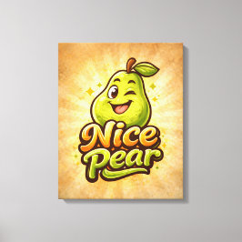 Lienzo Nice Pear - Feelin Fruity - Foodie Fiends