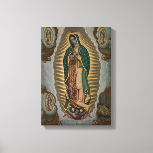 Lienzo Nicols Enrquez la Virgen de Guadalupe