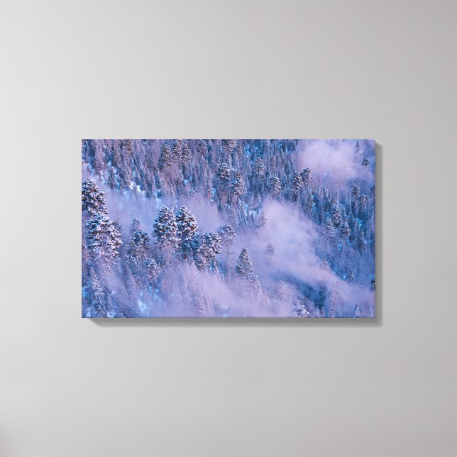Lienzo Niebla de la Mañana (Invierno) (Anverso)