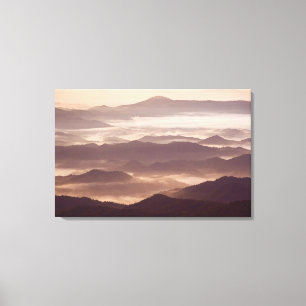 Lienzo Niebla matutina en el sur de los Apalaches