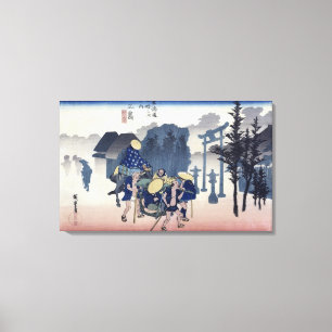 Lienzo Niebla matutina en Mishima