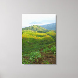 Lienzo Niebla Matutina Niebla Brumoso Paisaje Fotografía
