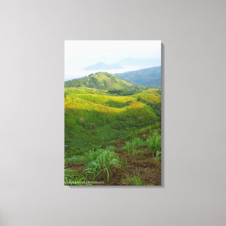 Lienzo Niebla Matutina Niebla Brumoso Paisaje Fotografía