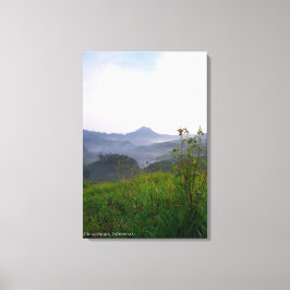 Lienzo Niebla Matutina Niebla Brumoso Paisaje Fotográfico