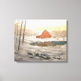 LIENZO "NIEVE DE LAGO LIBRE"
